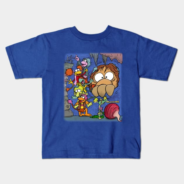 The Rock Goes On Kids T-Shirt by UzzyWorks